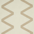 Schumacher Legere Linen Silk Appliqu Dove On Ivory Fabric