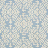 Schumacher Omar Embroidery Sky Fabric