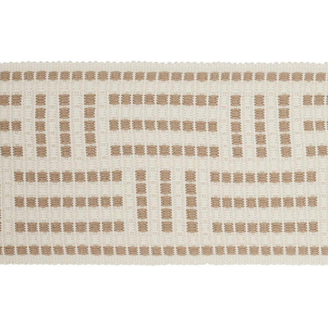 Schumacher Neutral Brickell Tape Indoor/Outdoor