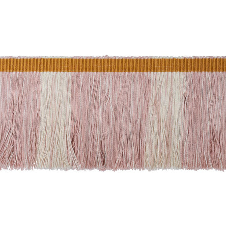Schumacher Rose Quartz Calcada Fringe