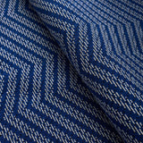 Schumacher Sparre Pingl Cobalt Fabric