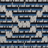 Schumacher Berg Pingl Indigo Fabric