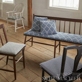 Schumacher Berg Pingl Indigo Fabric