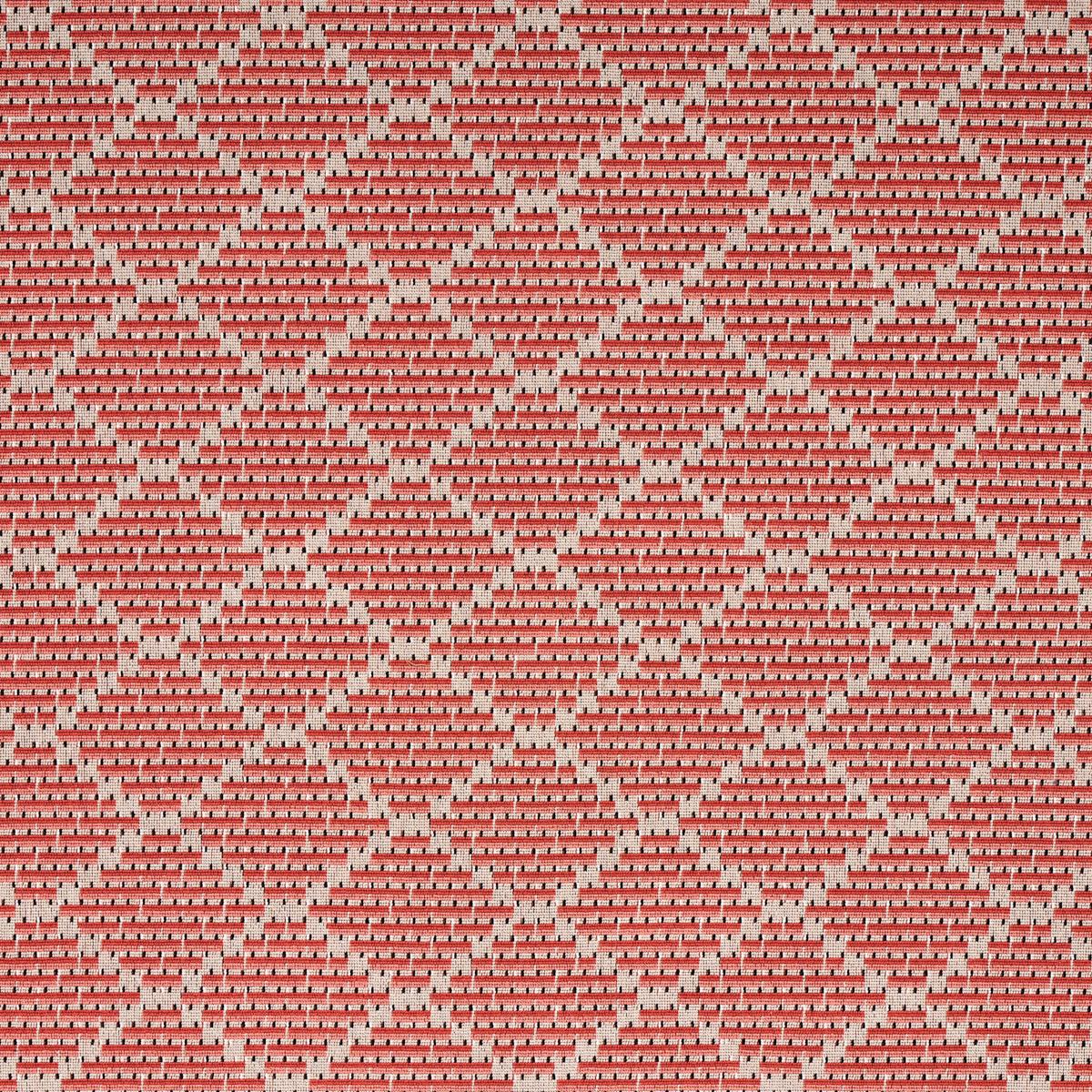 Schumacher Berg Pingl Coral Fabric