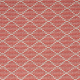 Schumacher Berg Pingl Coral Fabric