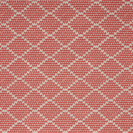 Schumacher Berg Pingl Coral Fabric