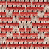 Schumacher Berg Pingl Coral Fabric
