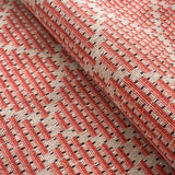 Schumacher Berg Pingl Coral Fabric