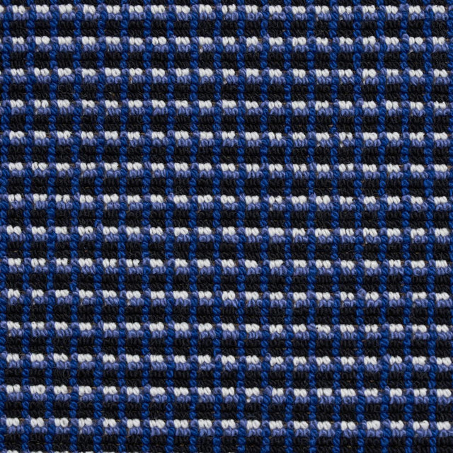 Schumacher Grunda Pingl Cobalt Fabric