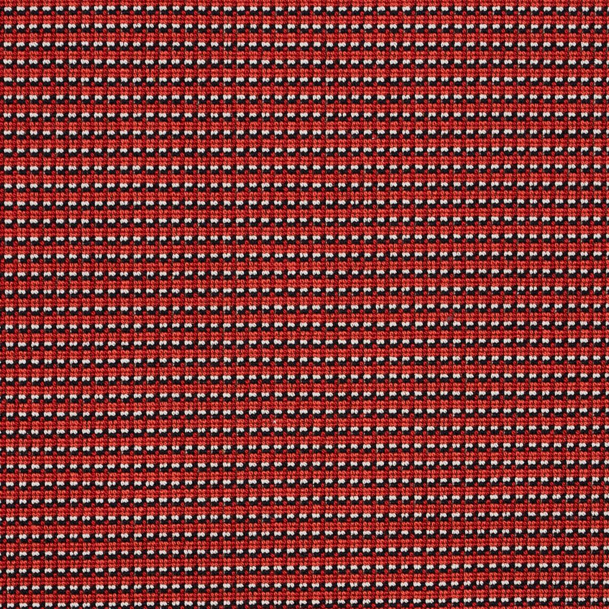 Schumacher Grunda Pingl Cinnabar Fabric