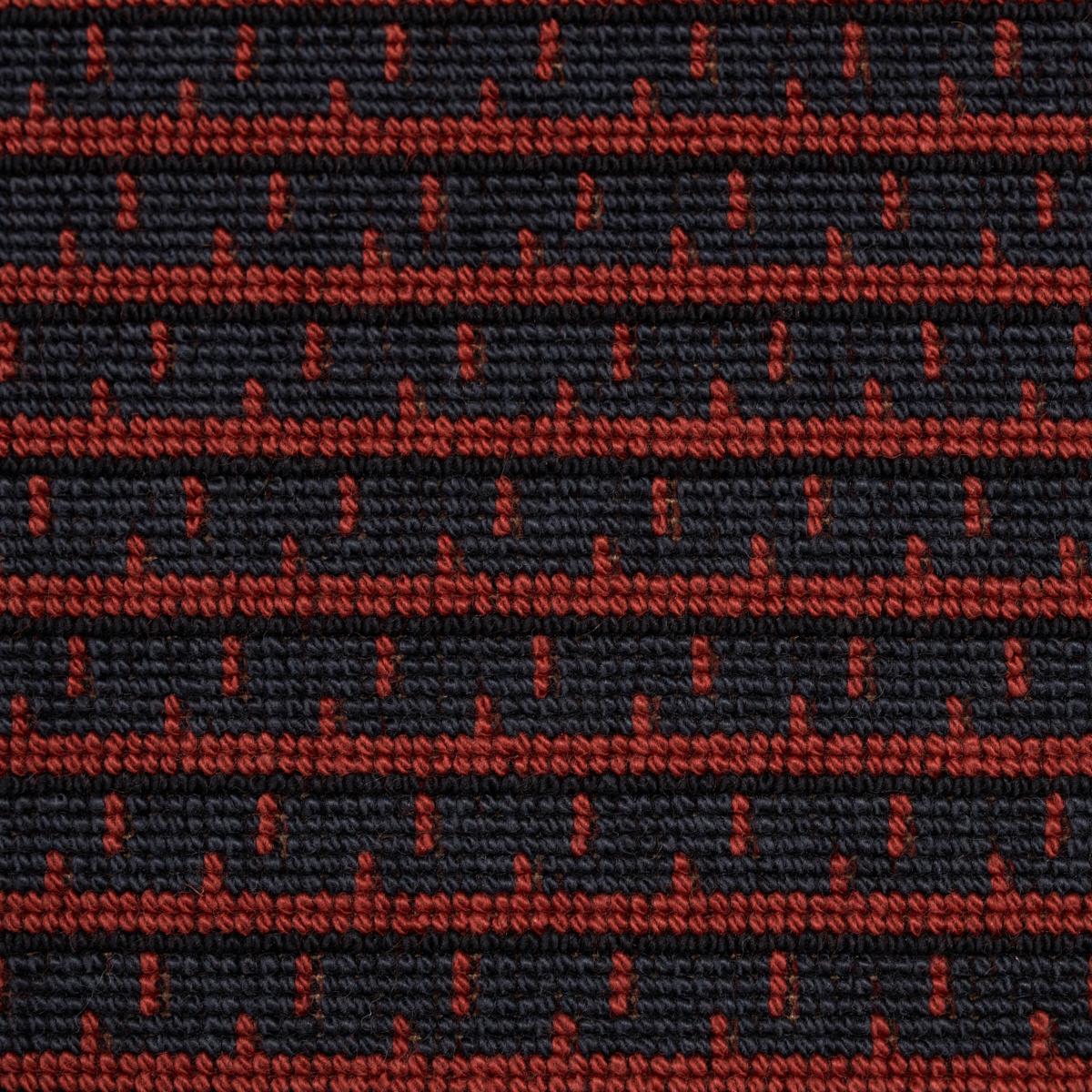 Schumacher Struktur Pingl Russet Fabric