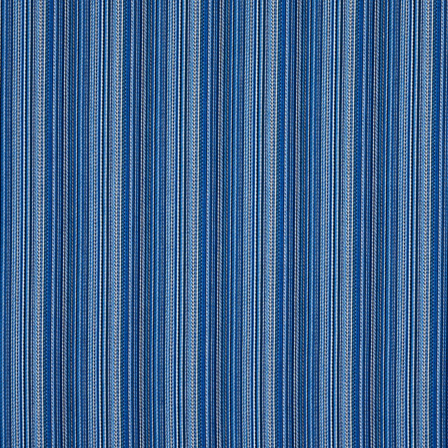 Schumacher Fino Stripe Indoor/Outdoor Cobalt Fabric