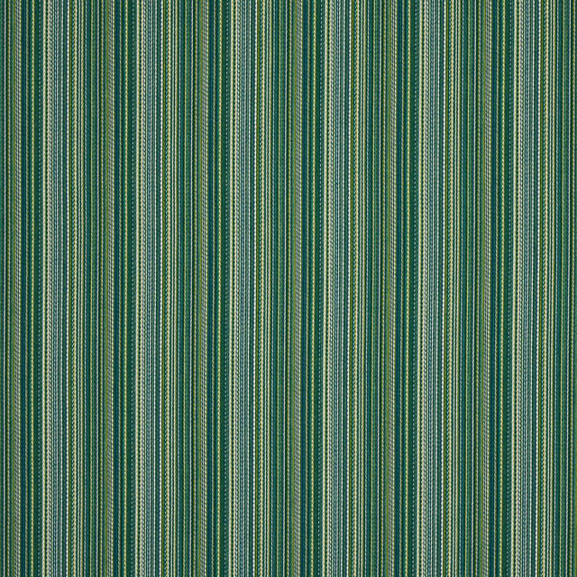 Schumacher Fino Stripe Indoor/Outdoor Green Fabric