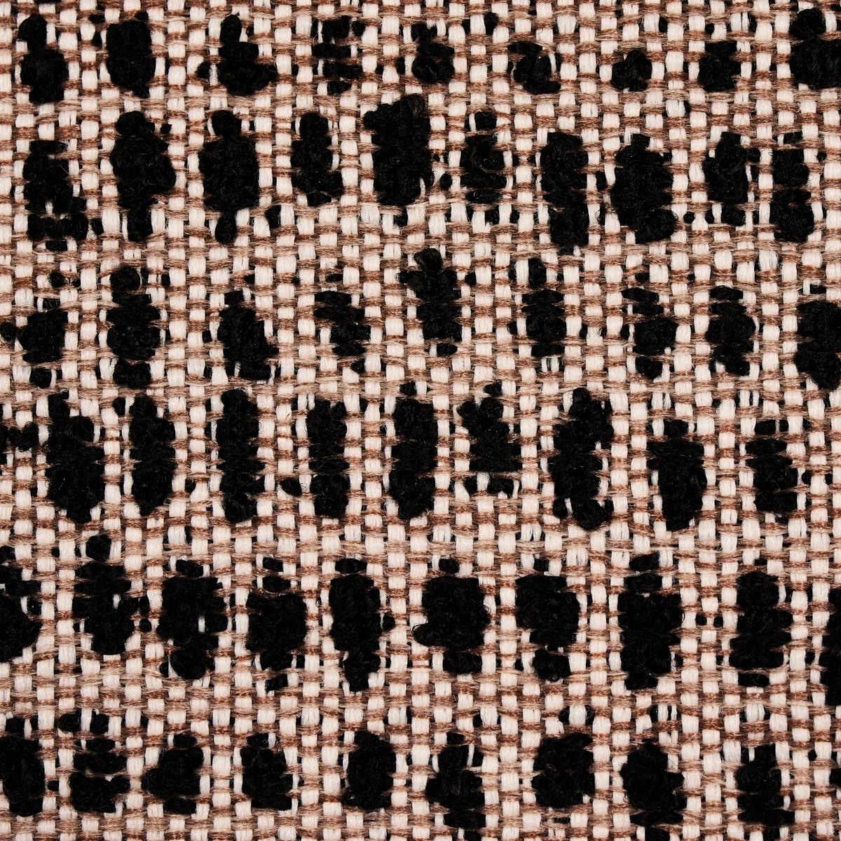 Schumacher Oscar Indoor/Outdoor Noir Fabric