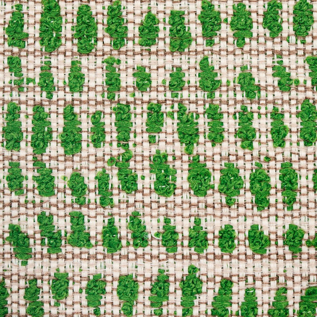 Schumacher Oscar Indoor/Outdoor Leaf Fabric