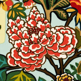 Schumacher Chiang Mai Dragon Velvet Aquamarine Fabric