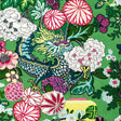 Schumacher Chiang Mai Dragon Velvet Jade Fabric