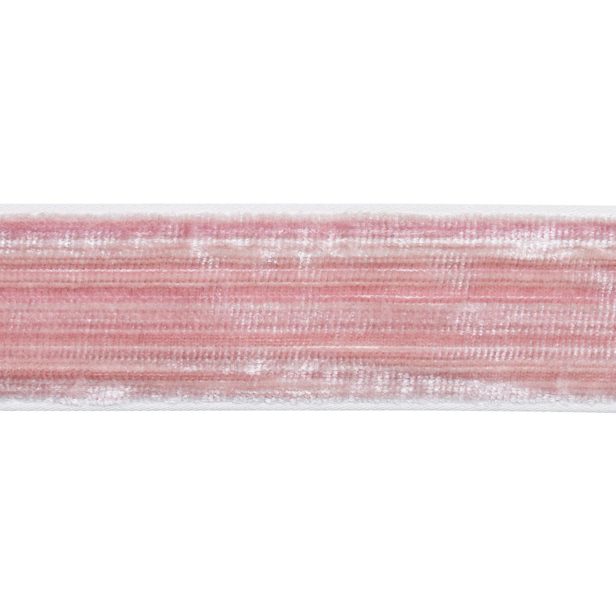 Schumacher Blush Gaspard Velvet Tape Narrow