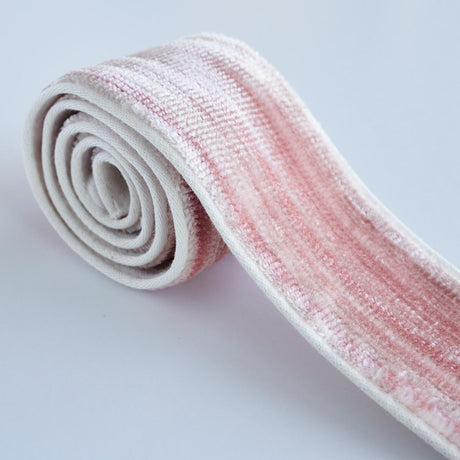 Schumacher Blush Gaspard Velvet Tape Narrow