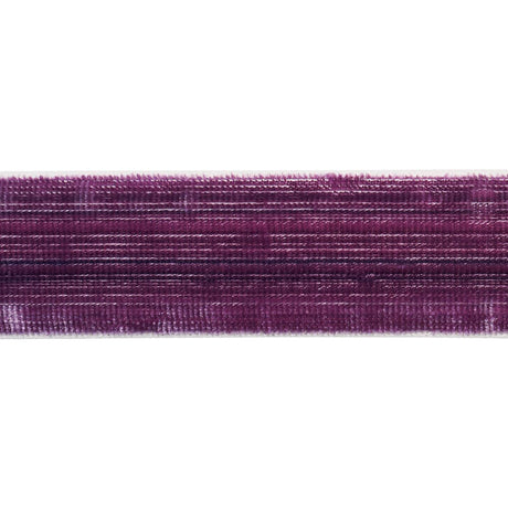 Schumacher Eggplant Gaspard Velvet Tape Narrow