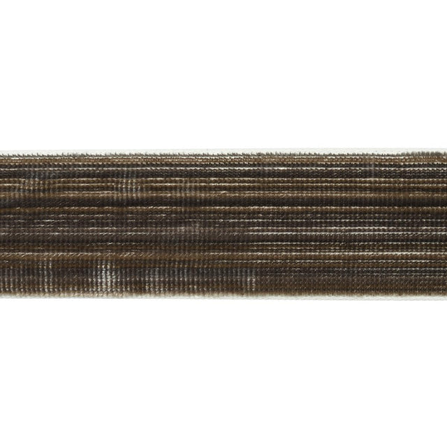 Schumacher Charcoal Gaspard Velvet Tape Narrow