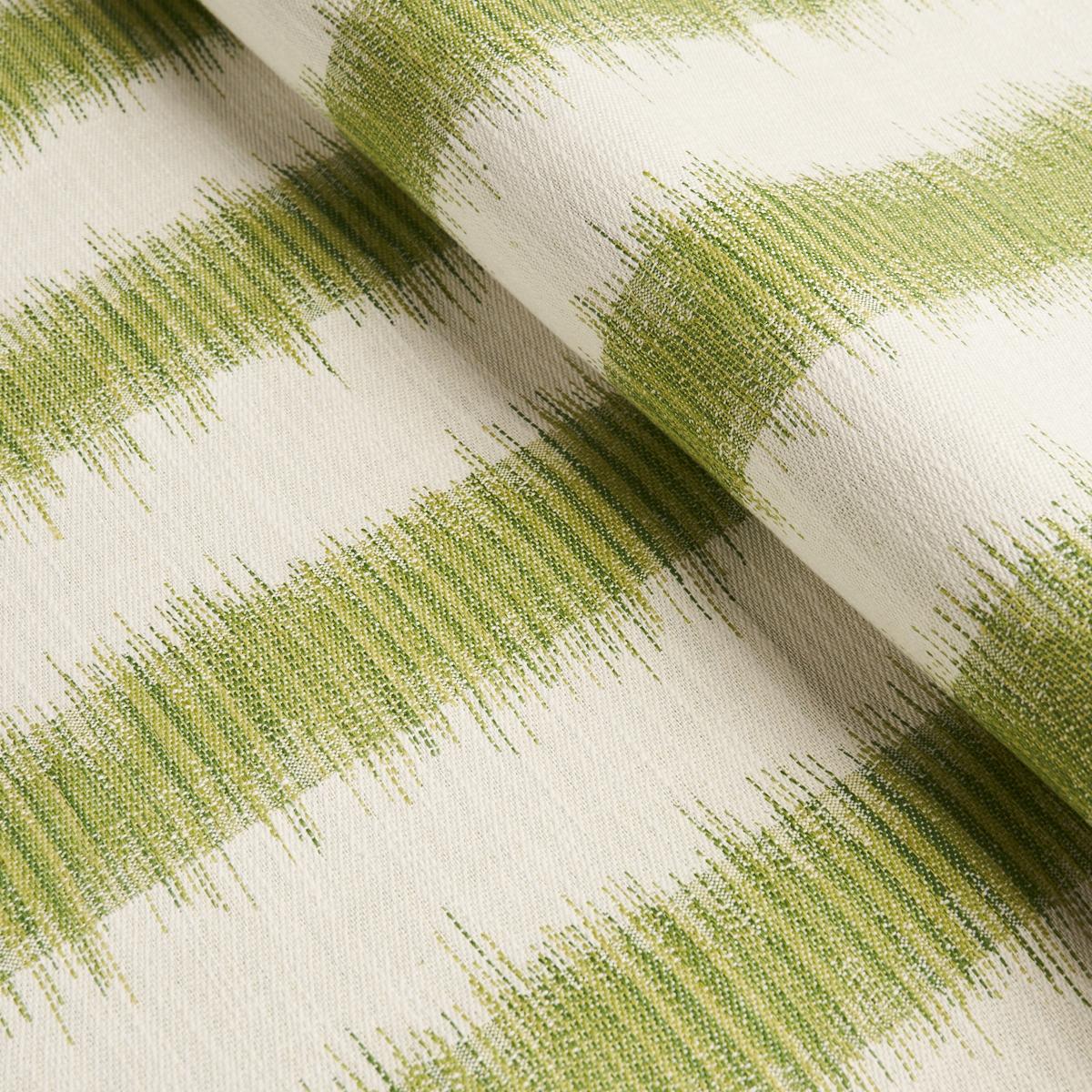 Schumacher Attleboro Ikat Green Fabric