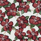 Schumacher Fabienne Red Fabric