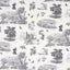 Schumacher Toussaint Toile Black Fabric