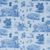 Schumacher Toussaint Toile Blue & Sky Fabric