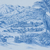 Schumacher Toussaint Toile Blue & Sky Fabric