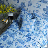 Schumacher Julie Blue Fabric