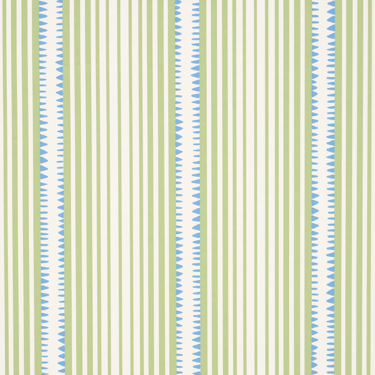 Schumacher Moncorvo Green & Blue Wallpaper