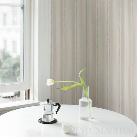 Schumacher Moncorvo Pink Wallpaper