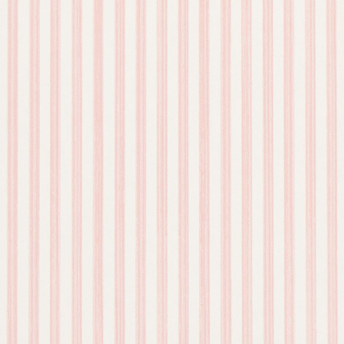 Schumacher Edwin Stripe Narrow Petal Wallpaper