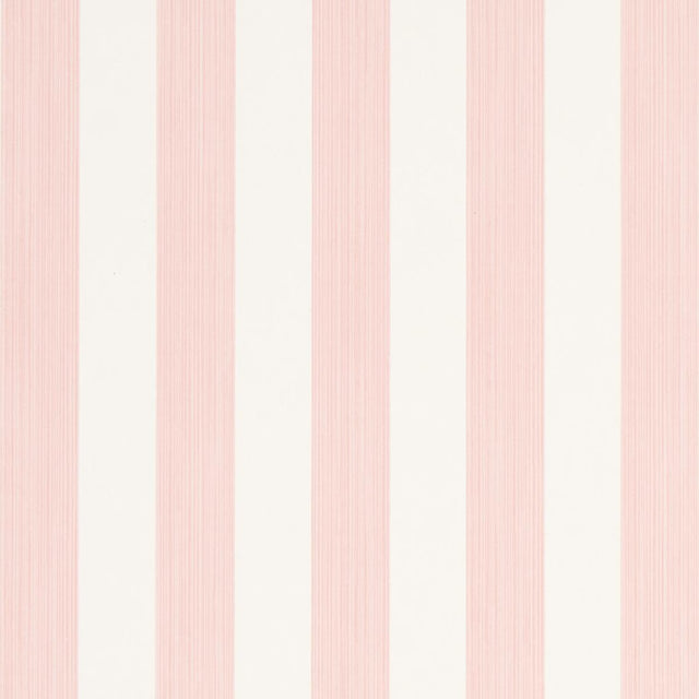 Schumacher Edwin Stripe Medium Petal Wallpaper