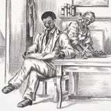 Schumacher Toussaint Toile Black On Ivory Wallpaper