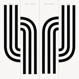 Schumacher Virginia Panel C Black Wallpaper