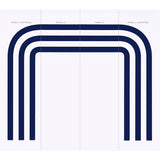 Schumacher Virginia Panel C Cobalt Wallpaper