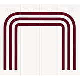 Schumacher Virginia Panel C Bordeaux Wallpaper