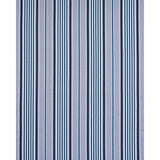 Schumacher Minzer Cotton Stripe Blue Fabric