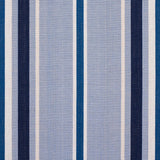 Schumacher Minzer Cotton Stripe Blue Fabric