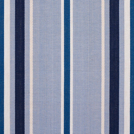Schumacher Minzer Cotton Stripe Blue Fabric