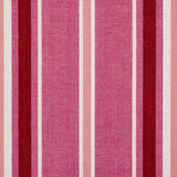 Schumacher Minzer Cotton Stripe Pink Fabric