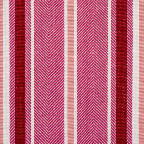 Schumacher Minzer Cotton Stripe Pink Fabric