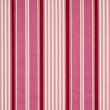 Schumacher Minzer Cotton Stripe Pink Fabric