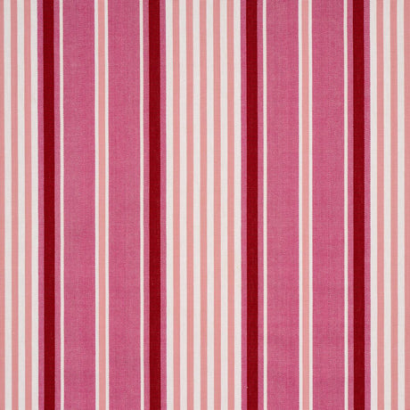 Schumacher Minzer Cotton Stripe Pink Fabric