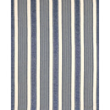 Schumacher Summerville Linen Stripe Navy Fabric