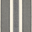 Schumacher Summerville Linen Stripe Black Fabric