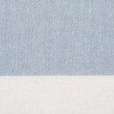 Schumacher Vista Linen Stripe Casement Sky And White Fabric
