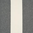 Schumacher Vista Linen Stripe Casement Carbon And White Fabric